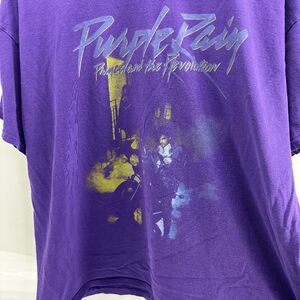 Prince and the Revolution Purple Rain Shirt Adult 2XL Rock Retro Graphic Tee